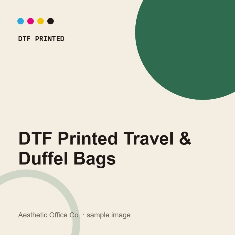 DTF Printed Travel & Duffel Bags