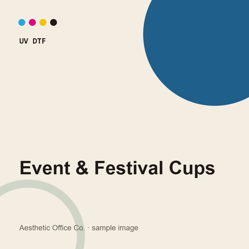 UV DTF Reusable Cups