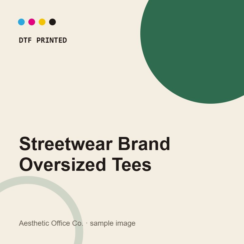 DTF Printed Oversized T-Shirts