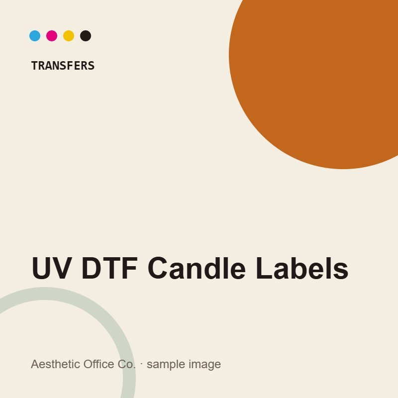 UV DTF Candle Labels