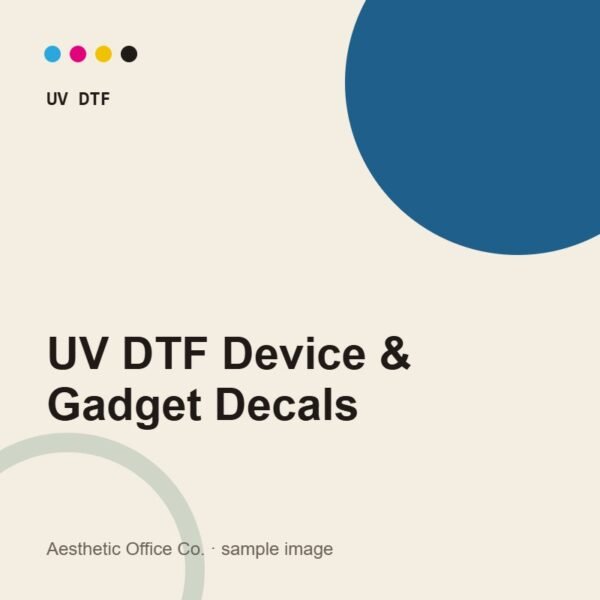 Custom UV DTF Device & Gadget Decals