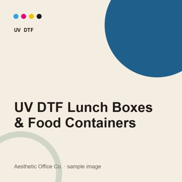 Custom UV DTF Lunch Boxes & Food Containers