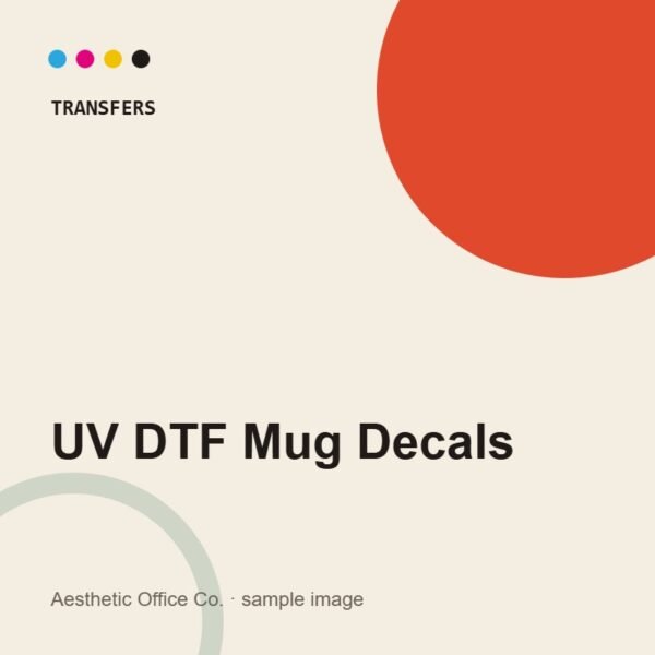 Custom UV DTF Mug Decals